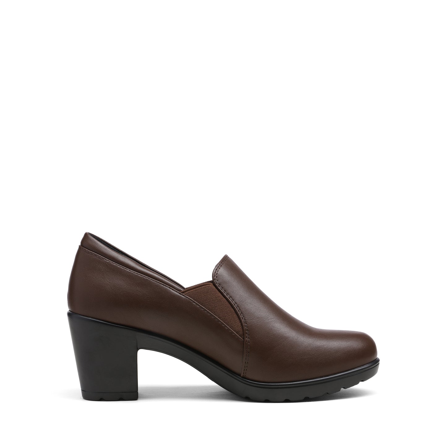Women's Low Chunky Block Heels Pumps Comfortable Slip-On Heeled Loafers Dress Work Shoes For Office Business Comfortable Loafers Shoes Low Chunky Block Heel Pumps