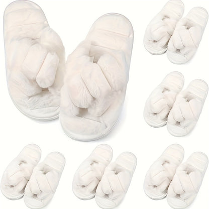 Women's Slippers - Plush Lined for Everyday Wear