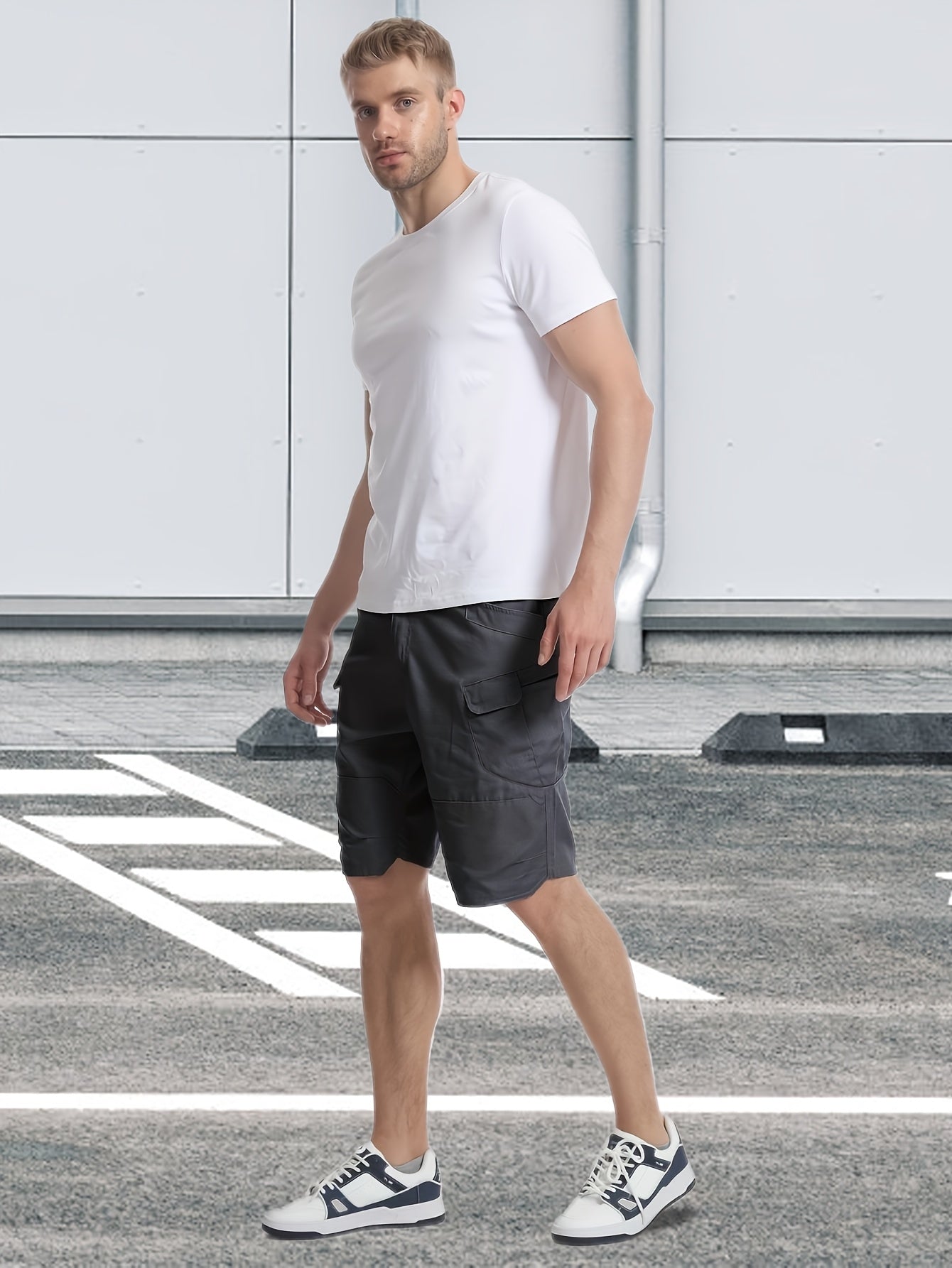 Men’s Cargo Shorts, Breathable Quick Dry Tactical Work Pants with Multi-Pocket Design