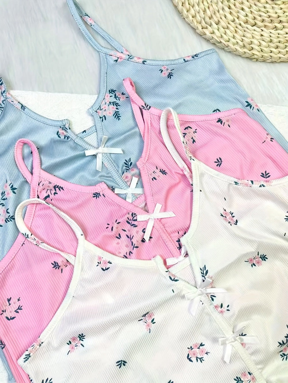 Women's Pajama Shorts Set - Printed 6 Style 166181