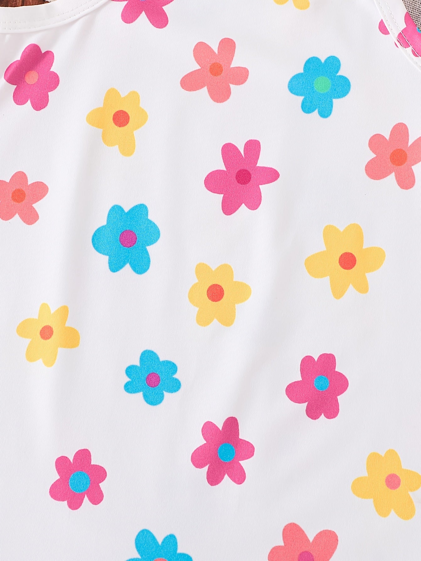 3pcs Baby Girl Pink and Leopard Print Rompers with White Floral Prints | Cute Spring/Summer Knitted Fabric Rompers with Slight Stretch, Regular Fit, for Outdoor, Perfect for Outdoor