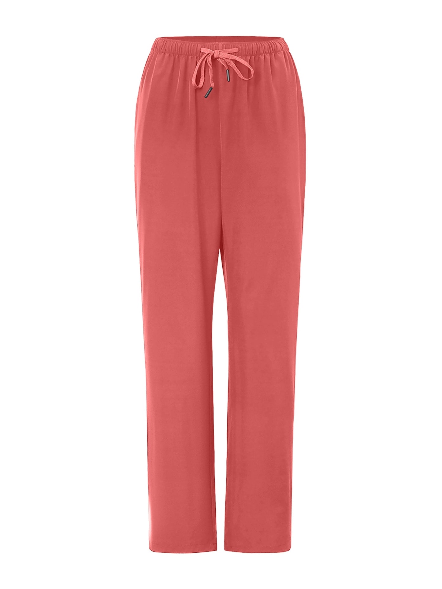 2pcs Women's Breathable V-Neck Work Uniform - Machine Washable Pocket Detail Matching Top & Pants, Casual Work Clothes Suitable for Work Uniforms, Healthcare, Education, Retail - Comfortable Professional Attire