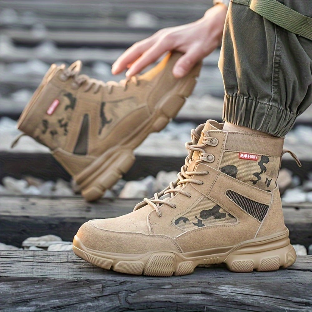 Men's Work & Safety Boots - Steel Toe Protection & Puncture Resistant 666853
