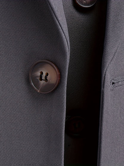 Latest Men's Solid Color Suit Two-Piece Suit Peaked Lapel Double-Breasted Four Seasons Men's Business Suit Formal Business Casual Wedding Dress