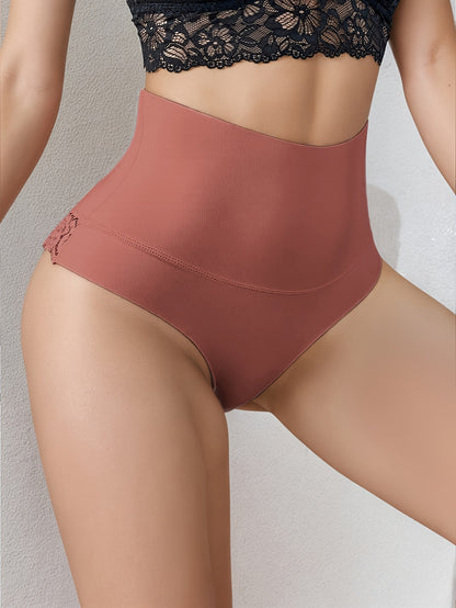 4pcs Women's Underwear - Women's Ice Lace Underwear - Women's High Waist Underwear - High Waist Chest Underwear - Women's Large Size Underwear - Women's High Waist Lace Underwear - Women's Sexy Lace Underwear - Women's Fun Underwear