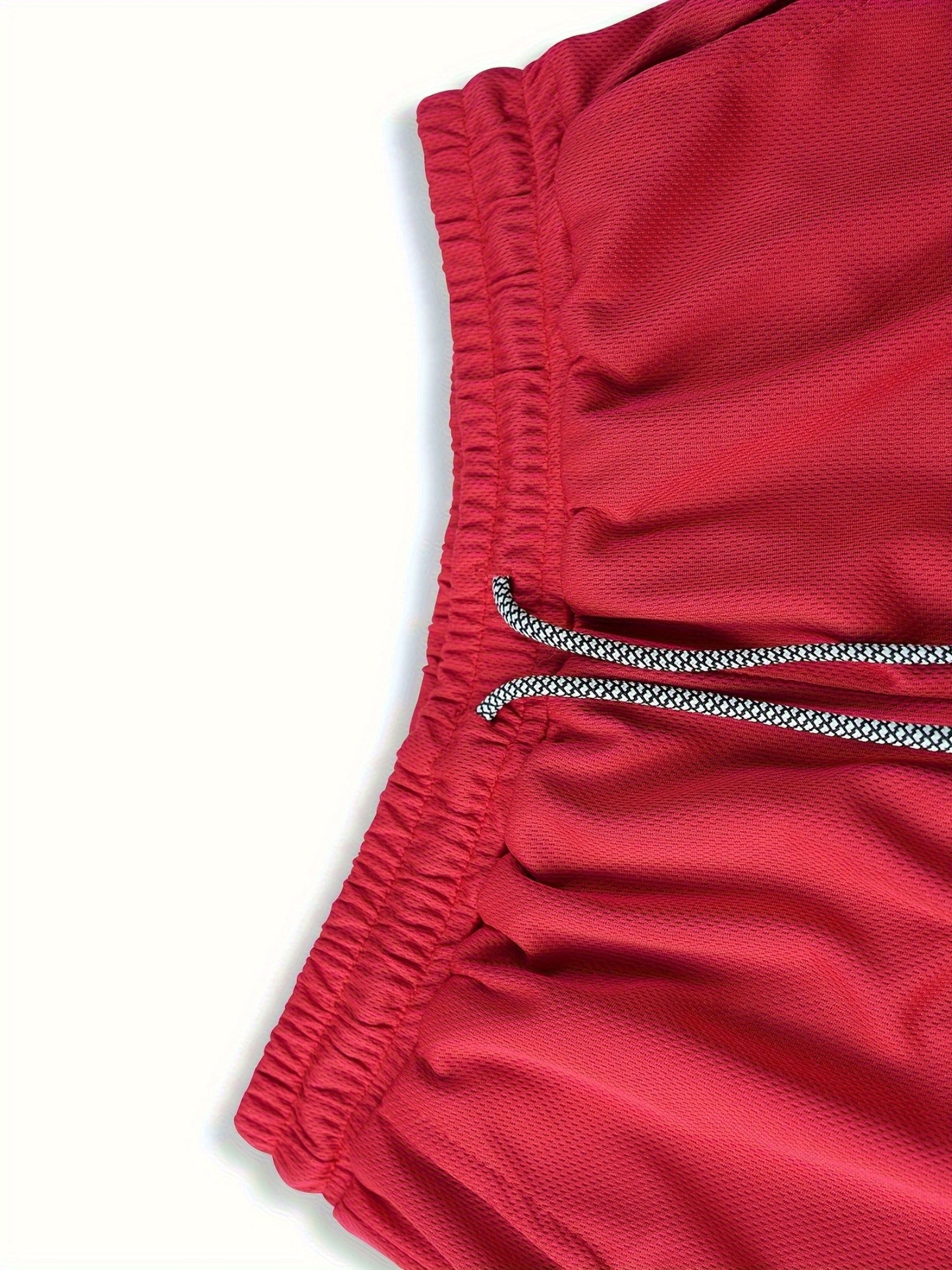 5pcs TNZI Gym Shorts Men'S 2-In-1 Double Layer With Inner Pocket, High Stretch Sports For Summer Workout Training, Running Athletic Compression Mens Basketball Bike Clothing Clothes Mesh Sets Gear Football Fitness Leggings Short De Hombre Gym