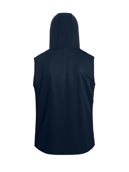 Men's BLK+GREY+WINE+NAVY+BLUE Polyester Sleeveless Outfit Set - product view 34