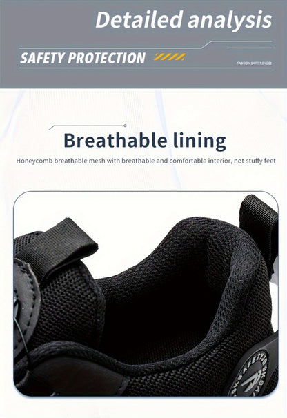 Unisex Work & Safety Shoes - Crush Resistant & Slip-On 610149