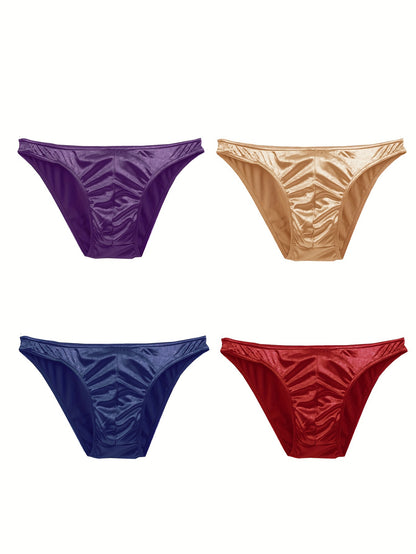 4pcs/Order Men Briefs Sexy Plus Size Men's Underwear Y S/M/L/XL/2XL/3XL