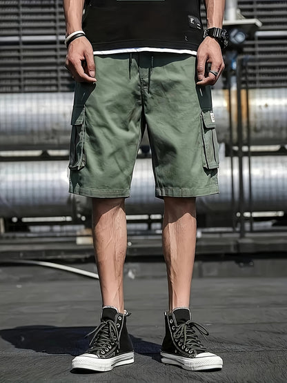 3pcs Set - Men'S Shorts, Casual Loose Shorts, Perfect Choice, Large Pocket Workwear Shorts, Summer Workwear Shorts Men'S Five Quarter Pants Ins Trendy Straight Leg Casual Five Quarter Shorts Couple Basketball Pants