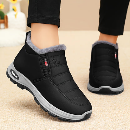Winter Anti Cold Warm and Plush Snow Boots, Women' S Lightweight and Anti Slip Plush Warm Foot Shoes, Comfortable and Easy to Wear Wear-resistant Casual Shoes, Women Shoes