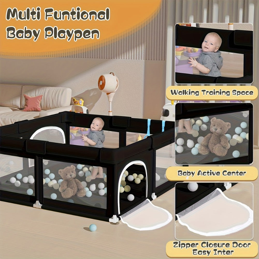 Baby Playpen - 47-Inch Indoor Outdoor Activity Yard