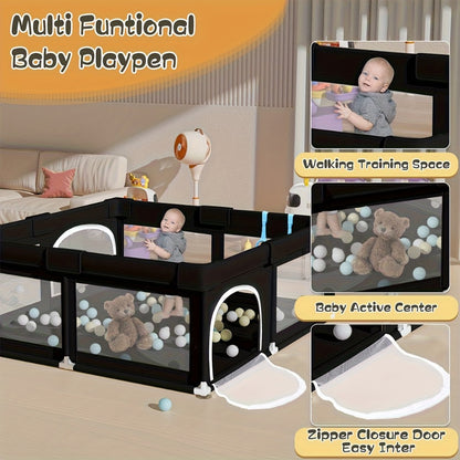Baby Playpen - 47-Inch Indoor Outdoor Activity Yard