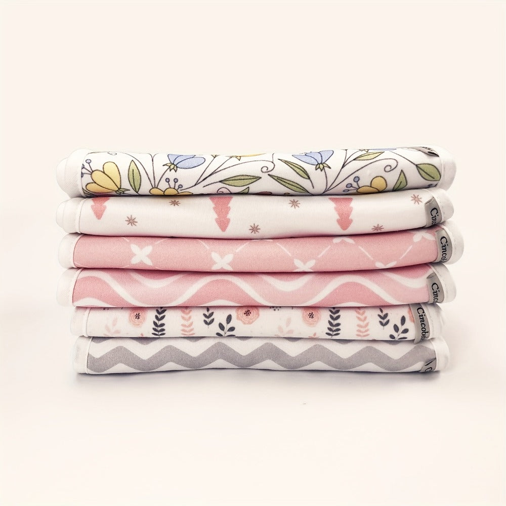 Baby Burp Cloth Set - Soft Absorbent Multipack Style 0517