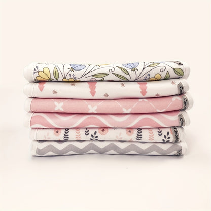 Baby Burp Cloth Set - Soft Absorbent Multipack Style 0517