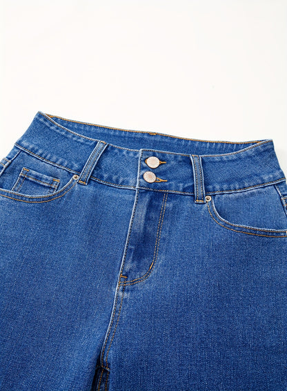 Women's Light Brown-1 Denim Shorts - product view 5