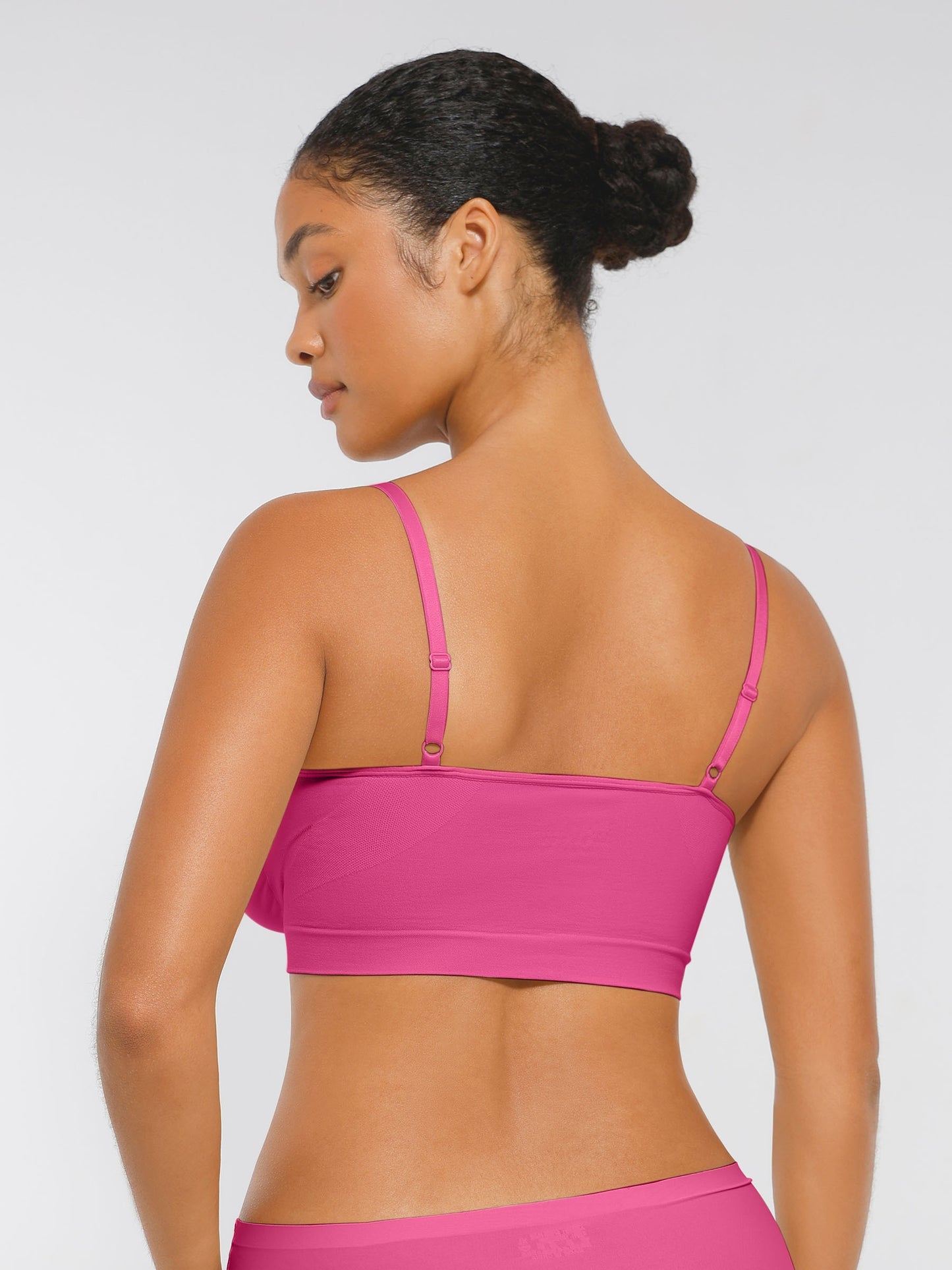 Plus Size Seamless Bra for Women Push-Up Breathable Back Control Bra