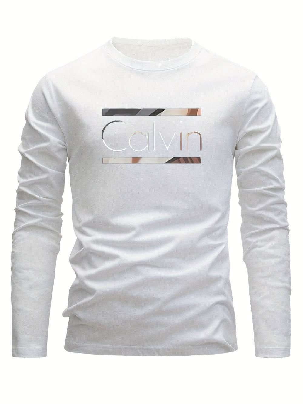 Men's Graphic Print T-Shirt - Crew Neck