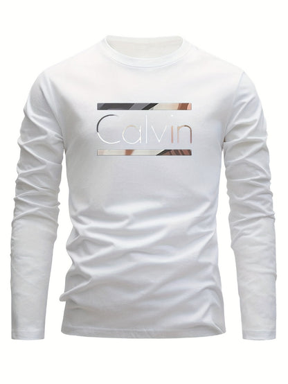 Men's Graphic Print T-Shirt - Crew Neck