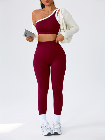 Women's Navy Blue Color High-Waist Leggings - product view 26