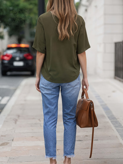 Stretchy Boyfriend Jeans for Women - Ripped, Distressed, Comfortable Denim Pants with Five-Pocket Design, Faded Wash, And Relaxed Fit