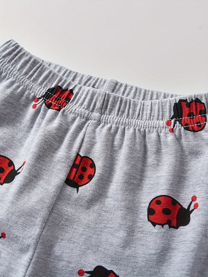 Kukitty Baby Girl Clothes Toddler Infant 2pcs Long Sleeve Cartoon Pattern Tops Pants Outfits Set, for Outdoor