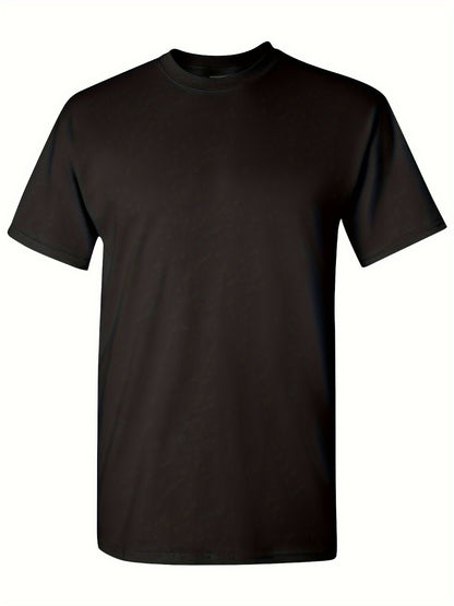 Men's Essential T-Shirt - Crew Neck Short Sleeve Modern Style