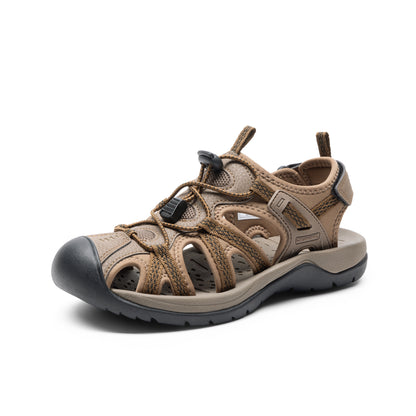 Women's Hiking Sandals Adventurous Summer Sports Shoes Outdoor Closed Toe Athletic Sport Sandals Comfortable Water Shoes Water-Friendly Beach Pool Vacation Fishing Boating Park Shoes
