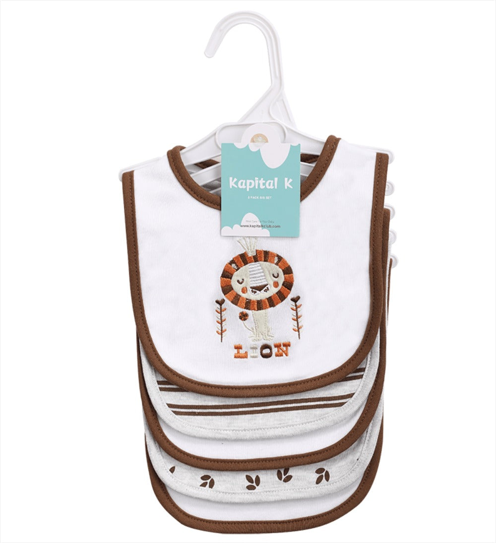 Baby Bib Set - Soft Absorbent Multipack Style 9973
