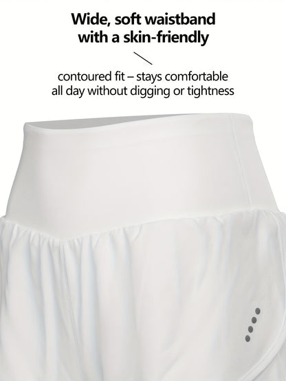 Women's Quick-Dry High-Stretch Yoga Shorts, Tummy Control and Anti-See-Through, Seamless Moisture-Wicking Athletic Swimwear, Suitable for Gym, Fitness, Running, Hot Springs, and Beach Vacations