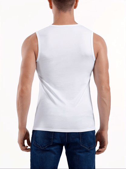 3 pieces of Summer Men'S Heavy Cotton Breathable Vests, Sleeveless Tops Suitable for Running And Training, Featuring USA Letter Prints, Available in Black, White