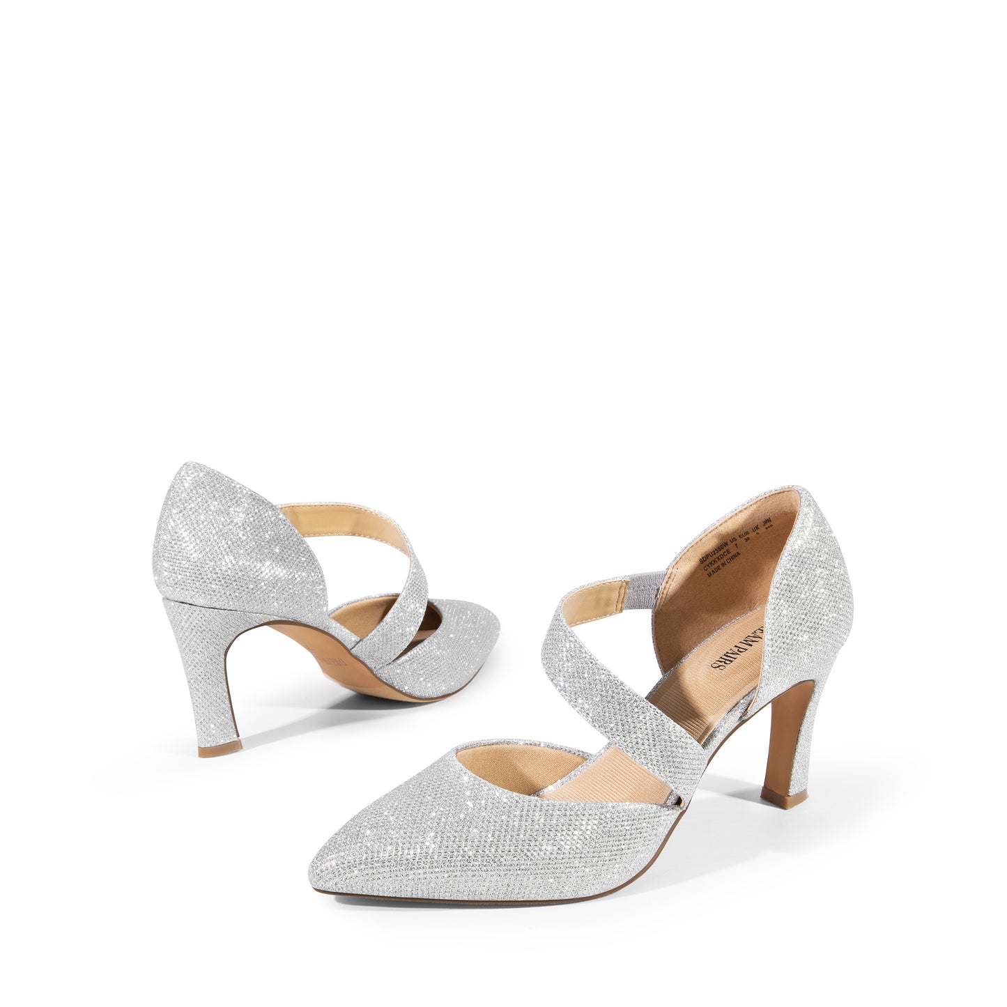 Women's High Heels Pumps Dress Closed Pointed Toe Comfortable D'Orsay Pumps Shoes for Work Office Wedding Dancing Closed Pointed Toe Stiletto D'Orsay Shoes for Wedding Party