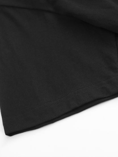 Plus Size[Printed T-Shirt] Black Sheep Family Goat Pattern T-Shirt| Casual Round-neck T-shirt, Machine Washable, for Teenager