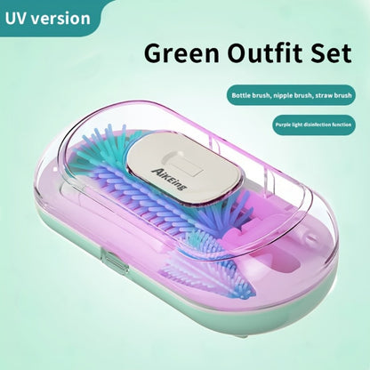 Electric Bottle Brush Set - USB Rechargeable Cleaning Kit