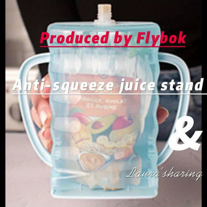 Kids Food Pouch Holder - 2-Pack Anti-Squeeze Stand
