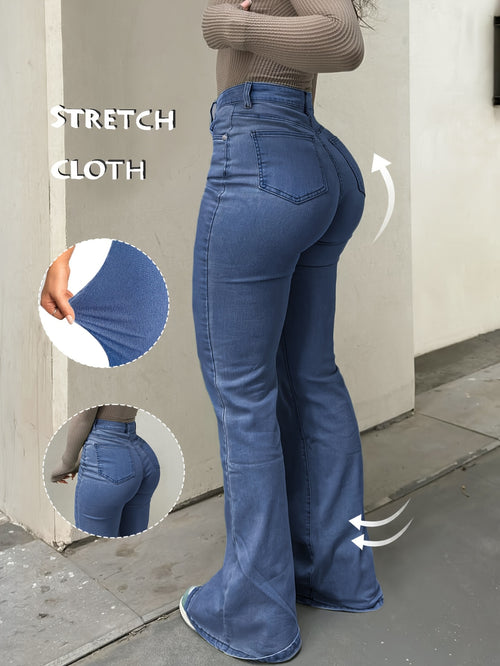 Dark Blue Denim Pants - product view 1