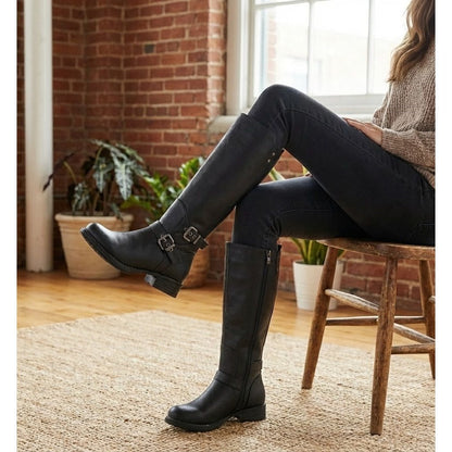 GLOBALWIN Women's Knee High Fashion Boots For Women