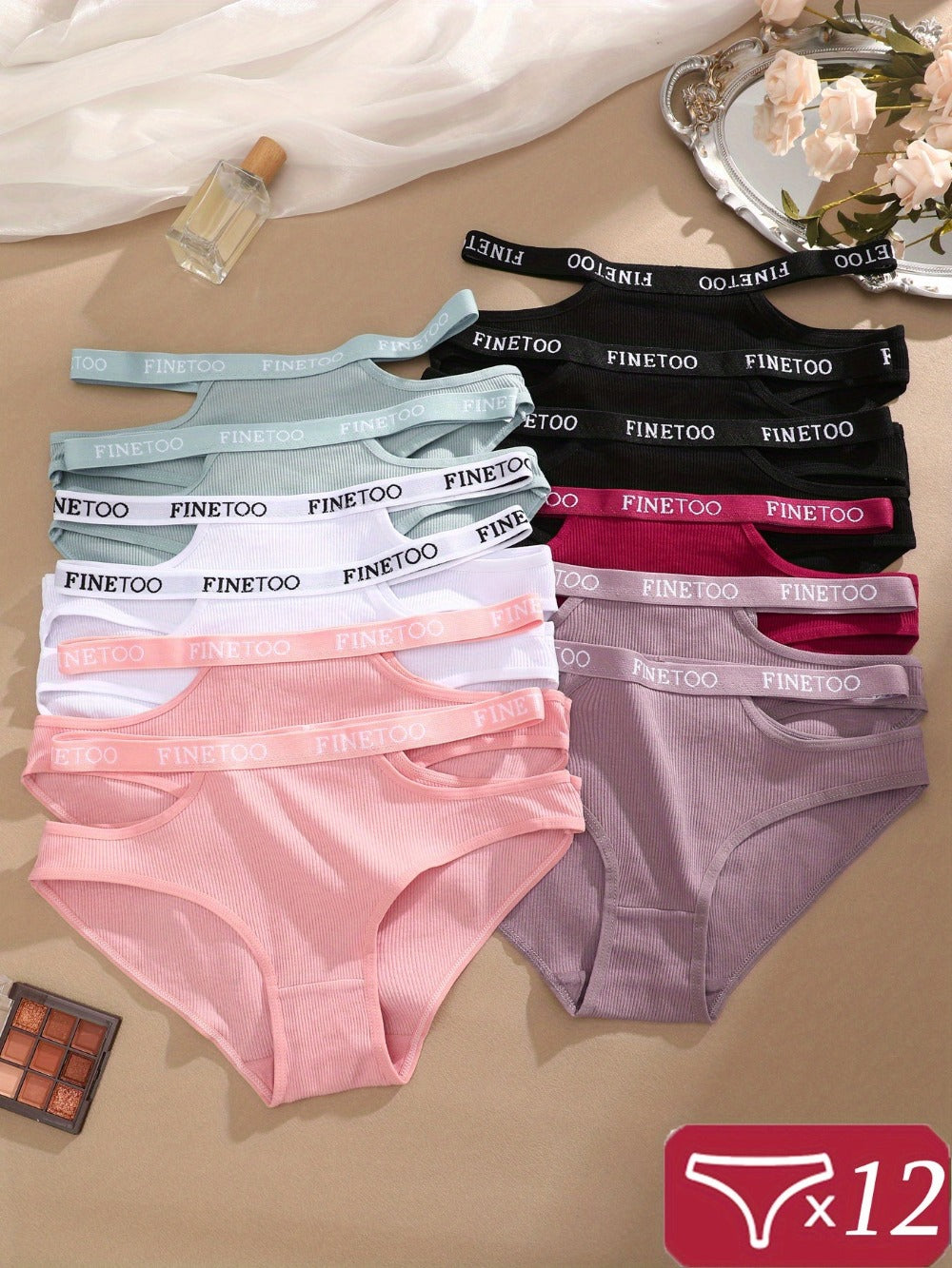 Women's 12-Pack Low-Rise Briefs - Soft Everyday Comfort