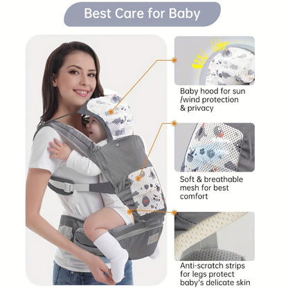 Baby Carrier - Hood Extra Safety Belt