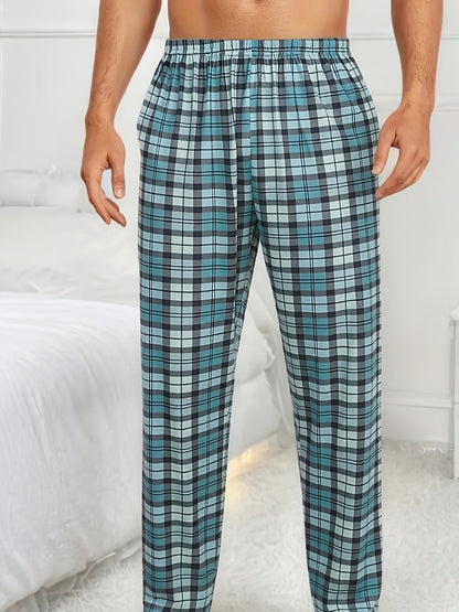 Men's Pajama Pants - Plaid Style 788325