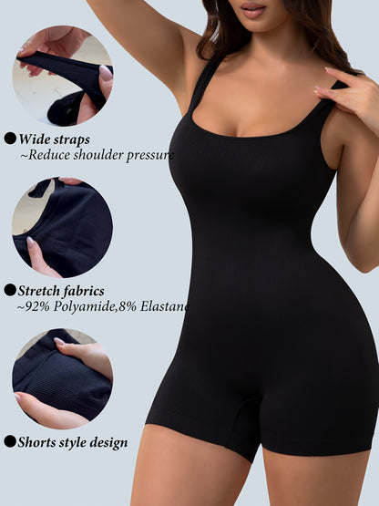 Women Shapewear Bodysuit Tummy Control Full Body Shaper Shorts Seamless Tank Tops Shaping Leotard Yaga Pants