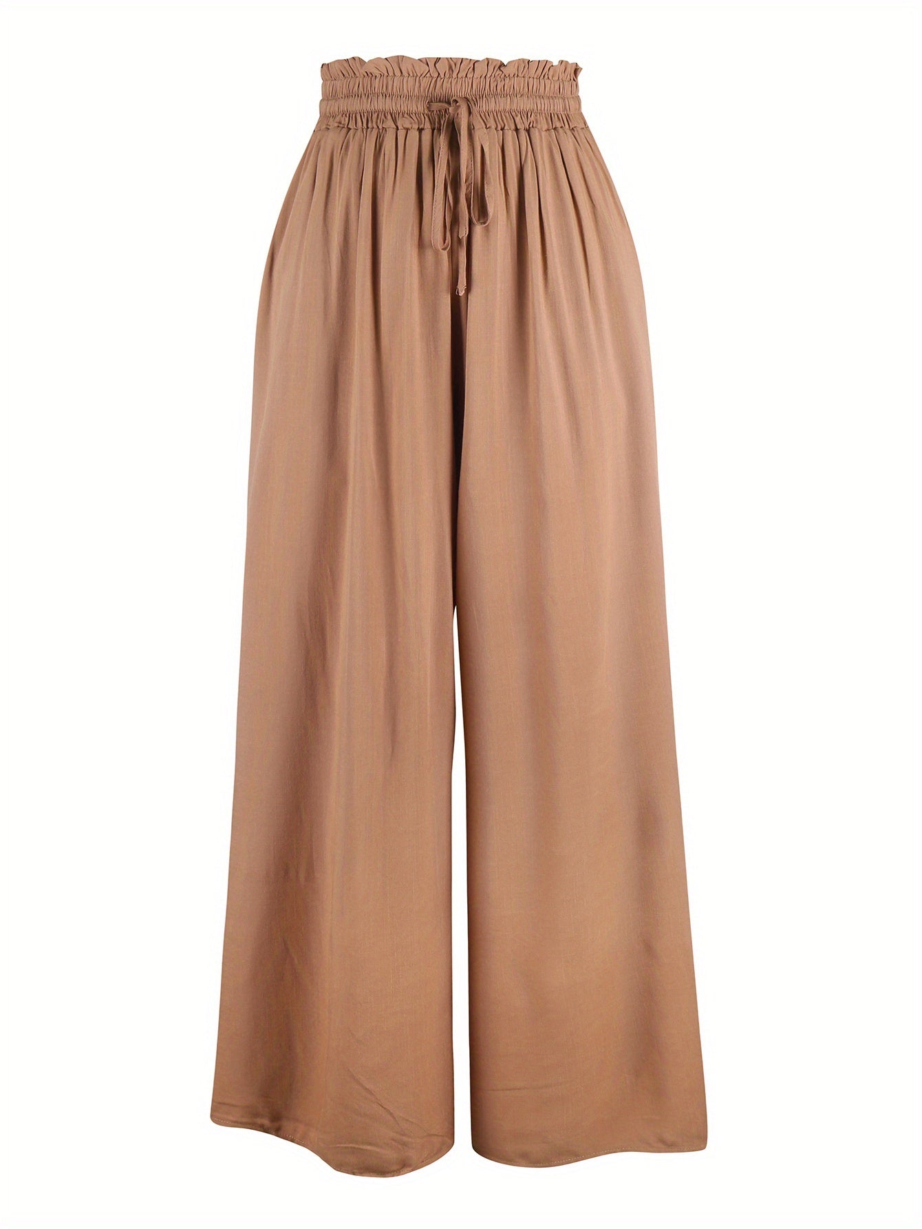 Temperament Commuter Style Loose Drapey Pants With Wide Leg Pants Seasonal Wear Women Drapey High Waist Casual Pants Women'S Elegant Casual Pants