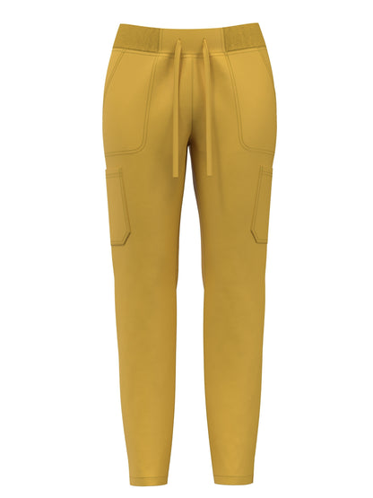 Women's Scrub Pants Set, Elastic Breathable Polyester Spandex Blend, V-Neck Short Sleeve with Pocket, Solid Color, for Work