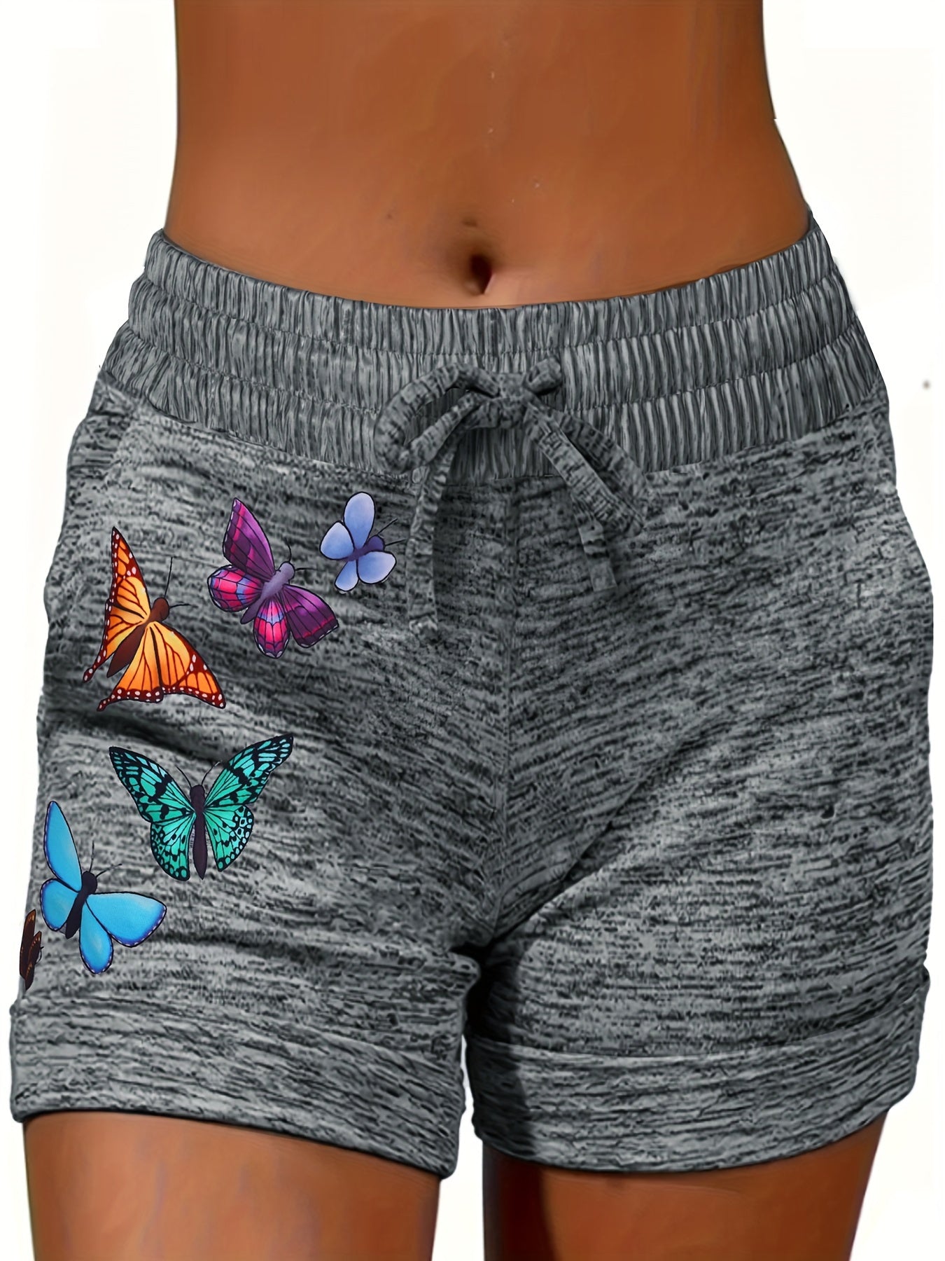 New Style Casual Women's Printed Beach Vacation S Shorts Overseas Printing