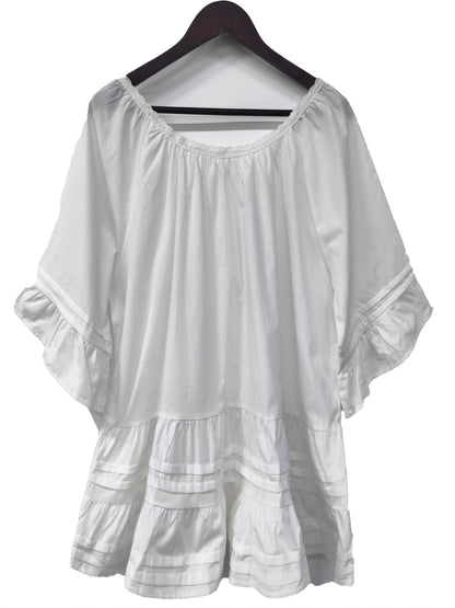 Plus Size, Women Half Sleeve Scoop Neck Solid Top