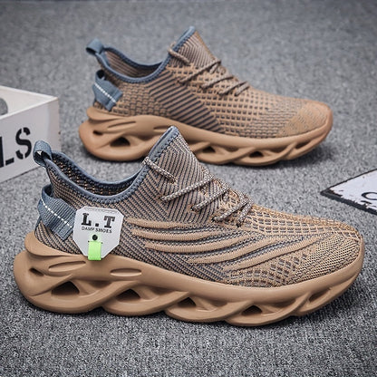 Lightweight And Breathable Men'S Blade Sneakers Designed for Running, Walking, And Training with a Non-Slip Feature