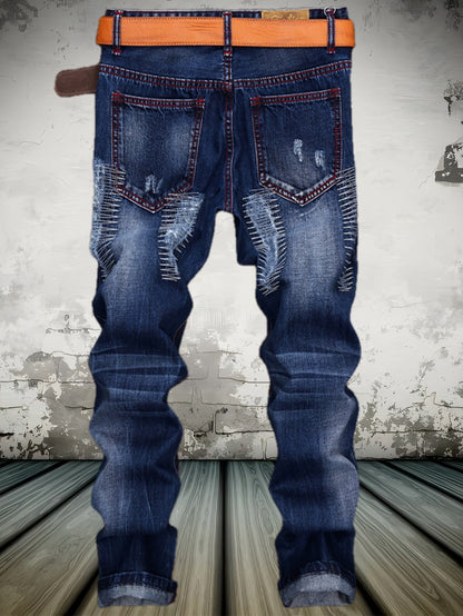 Men's Straight Leg Jeans - Classic Wash Clean Finish Everyday 596517