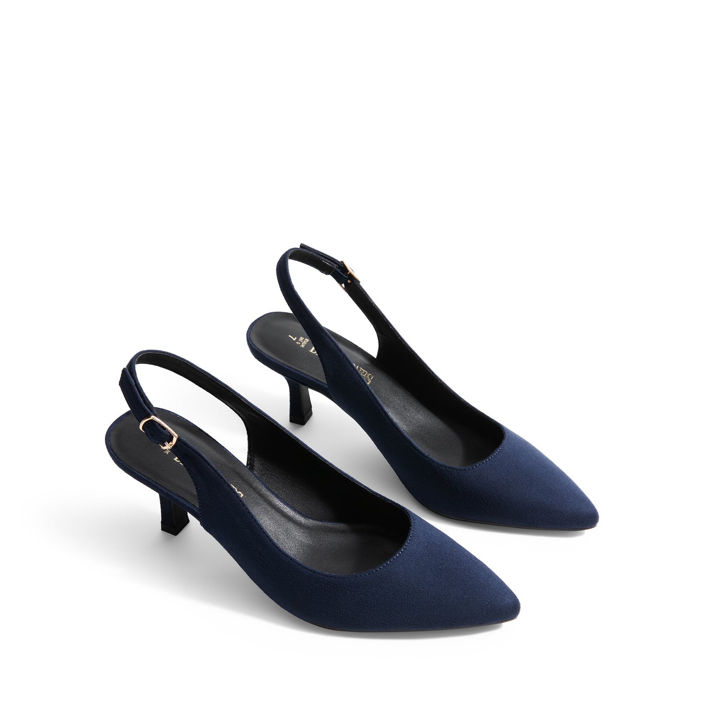 Women's Closed Toe Wedding Low Heel Slingback Kitten Heels Adjustable Strap Pointed Toe Pumps High Heeled Prom Dress Shoes Low Kitten Heels Women's Slingback Dressy Pumps Pointed Closed Toe Ankle Strap Elegant Wedding Pumps Formal Comfortable Shoes