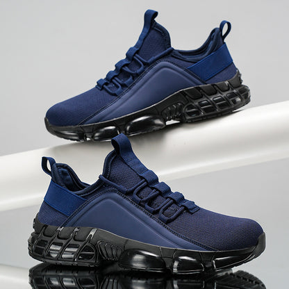Men'S Casual Athletic Sneakers, Lightweight Breathable Walking Shoes, Lace-Up Low Top Sports Shoes for Gym, Travel, And Daily Wear