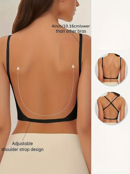 Women's Strapless Wireless Bra - 3-Pack Seamless, Wireless